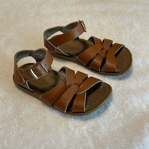 Salt Water Sandals, size 7 (baby/toddler), Brown